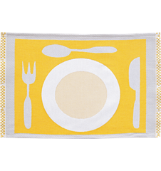 Set de Table Assiette Jaune