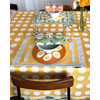 Table mat Plate Yellow