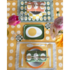 Table mat Plate Yellow
