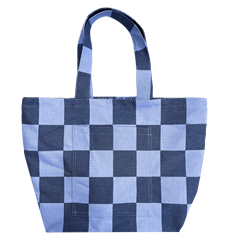 Tote XL Check Blue