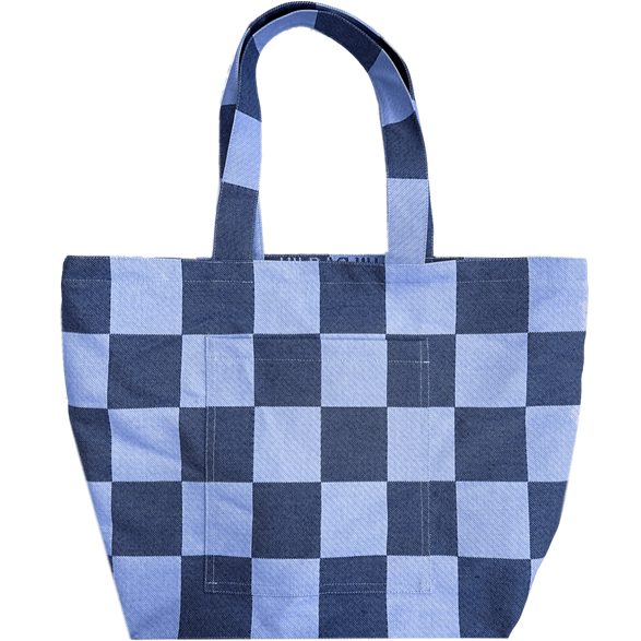 Tote XL Check Blue