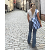Tote XL Carreaux Bleu