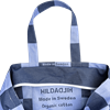 Tote XL Carreaux Bleu