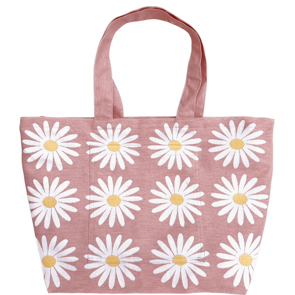 Tote XL Wiesen-Margerite Hellrosa