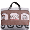 Train Passangers Pink Brown