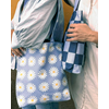 Tote M Daisy Light Blue