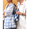 Tote M Daisy Light Blue