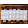 Tissu 145cm Marguerite Bleu Clair