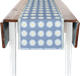 Tischläufer 35x150cm Wiesen-Margerite Hellblau
