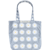 Tote L Marguertites Bleu Lin