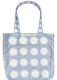 Tote L Daisy Linen Blue