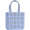 Tote L Fenêtre Bleu