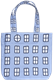 Tote L Windows blue