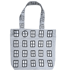 Tote L Fenêtre Gris