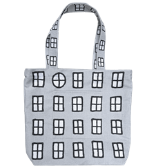 Tote L Windows Gray