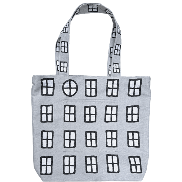 Tote L Windows Gray