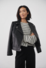 SLMaeve Leather Jacket LS
