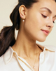 Crown Hoops Gold