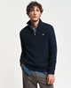 COTTON TEXTURED HALF ZIP