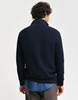 COTTON TEXTURED HALF ZIP