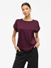 VIELLETTE S/S SATIN TOP/SU - NOOS