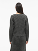 VIRELLI V-NECK L/S CABLE KNIT CARDI/BFS