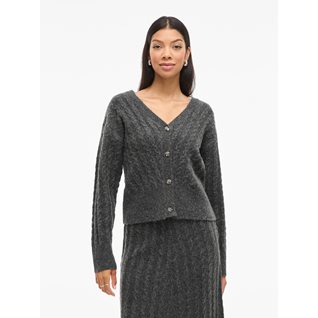 VIRELLI V-NECK L/S CABLE KNIT CARDI/BFS