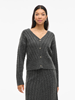 VIRELLI V-NECK L/S CABLE KNIT CARDI/BFS