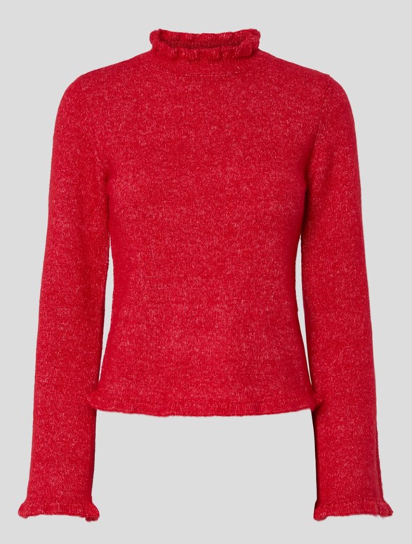 PCJASMIJN LS HIGH NECK KNIT