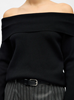 OBJREYNARD L/S RE OFF SHOULDER KNIT DIV