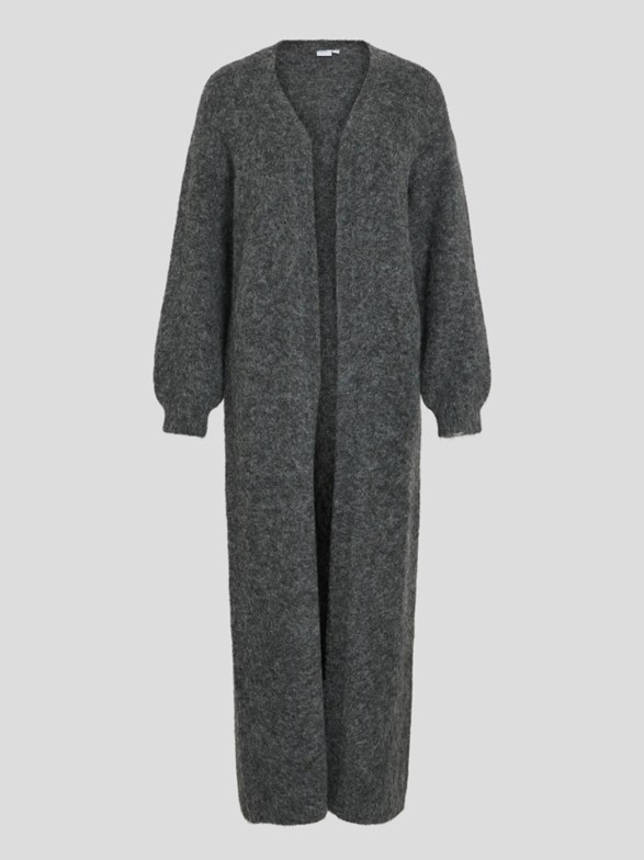 VINYNNI OPEN L/S LONG KNIT CARDIGAN/LN