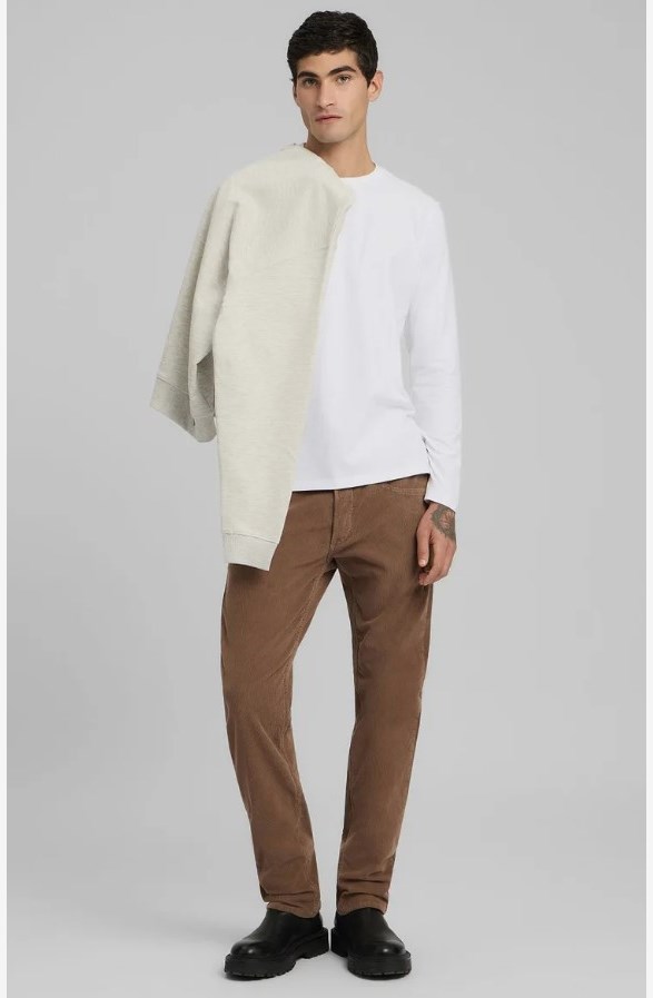 STRAIGHT VELLUTO GROVER Trousers