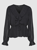 VMDORA L/S FRILL PLEAT TOP WVN EXP