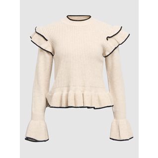 OBJAKI L/S RE KNIT PULLOVER 142