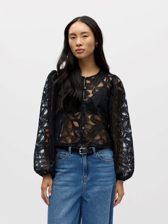 OBJROSE L/S RE SHIRT E DIV