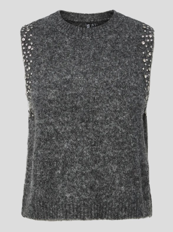 PCRISE SL O-NECK KNIT VEST
