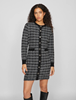 VIAUDREY CHECK L/S KNIT DRESS/KA