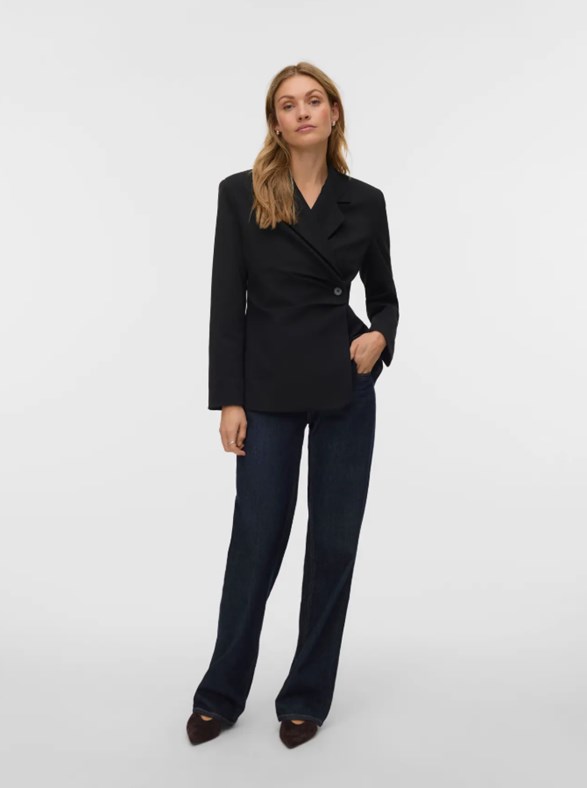 VMVELA LS WRAP BLAZER