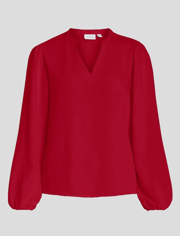 VIRELLA V-NECK L/S TOP - NOOS
