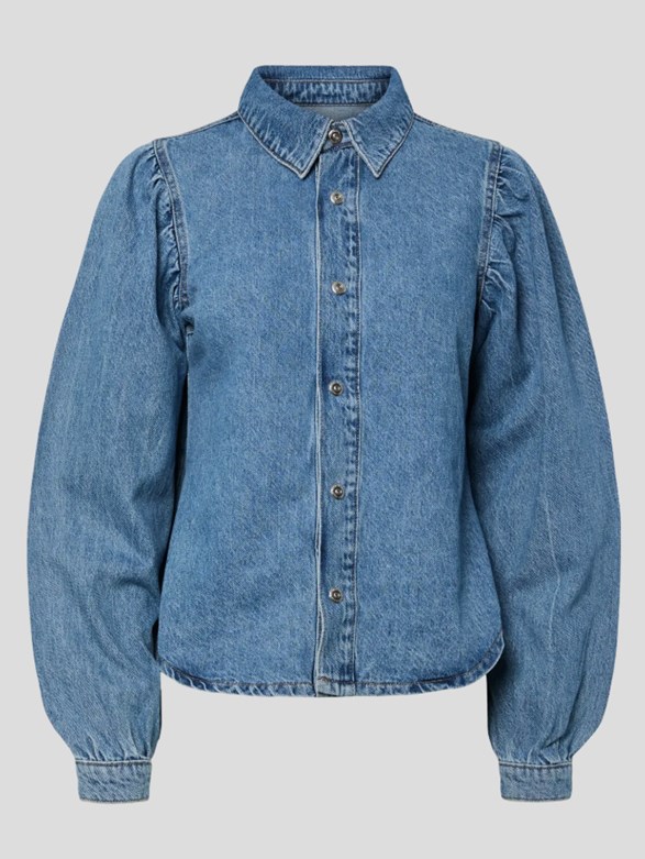 PCRITT LS DENIM SHIRT