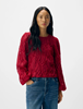 OBJLUCIE L/S RE O-NECK TOP NOOS