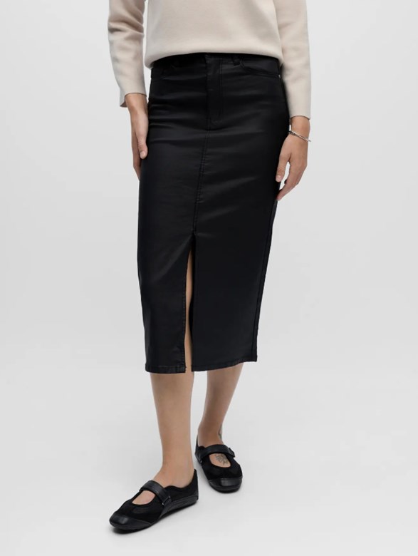 OBJNAYA COATED MW SKIRT NOOS