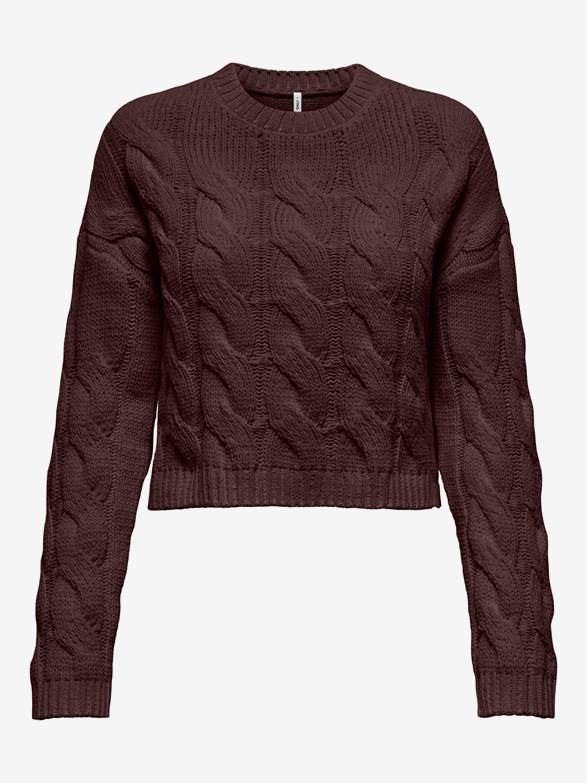 ONLELLY LIFE LS CABEL O-NECK CC KNT