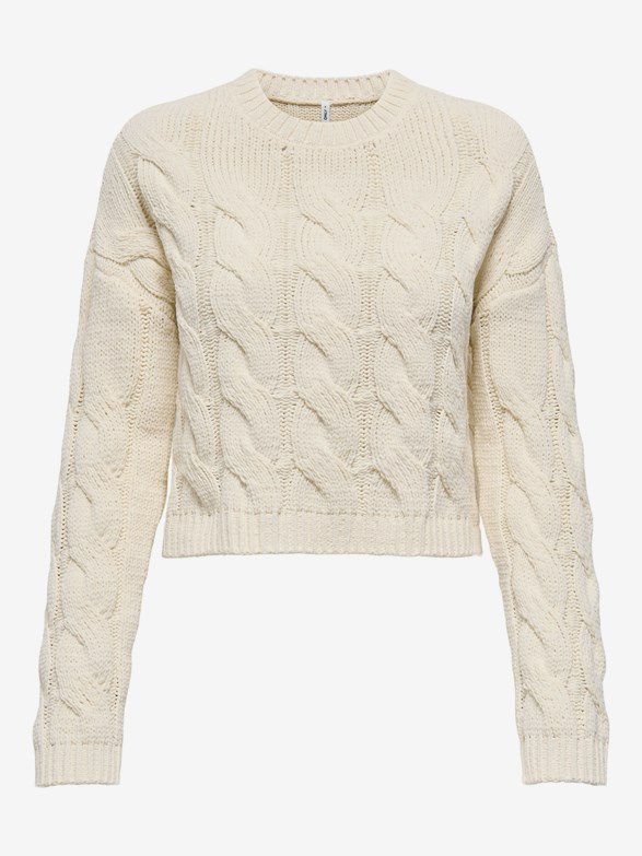 ONLELLY LIFE LS CABEL O-NECK CC KNT