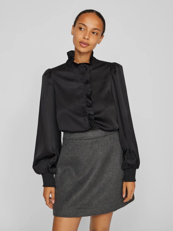 VILUTTO L/S FRILL SHIRT/1