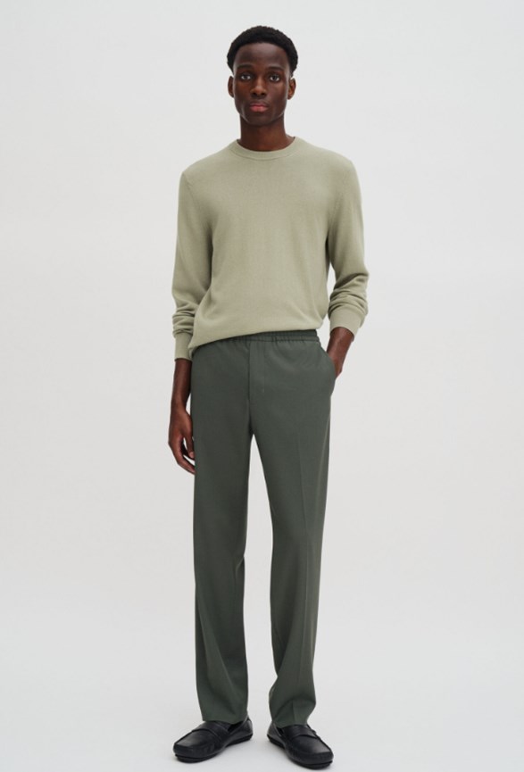 Relaxed Wool Trousers