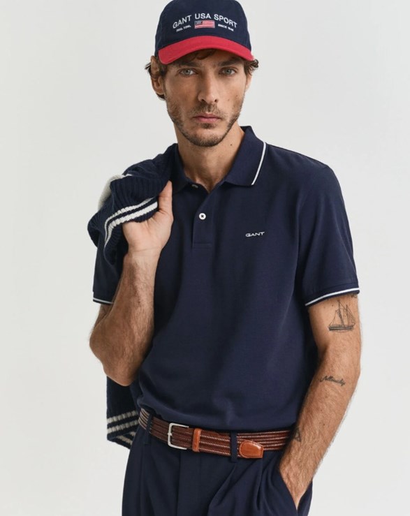 TIPPING SS PIQUE POLO