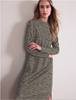 Jersey Turtle Neck Dress_AOP