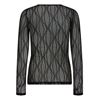 MarcyCC Mesh O-blouse