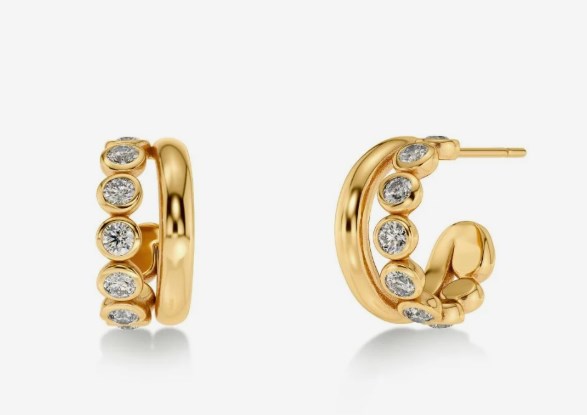 Grace Hoops S Gold